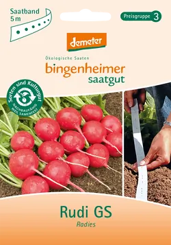 Bio-Radieschen-Saatband Rudi GS - jetzt online kaufen bei Natur.com