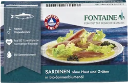 Sardinen ohne Haut in Sonnenblumenöl - jetzt online kaufen bei Natur.com