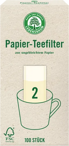 Teefilter Größe 2 von Lebensbaum - jetzt online kaufen bei Natur.com