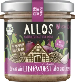 Bio-Vegane Leberwurst mit Zwiebeln - jetzt online kaufen bei Natur.com