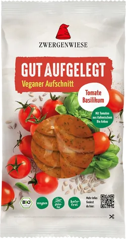 Bio-Veganer Aufschnitt mit Tomate & Basilikum - jetzt online kaufen bei Natur.com
