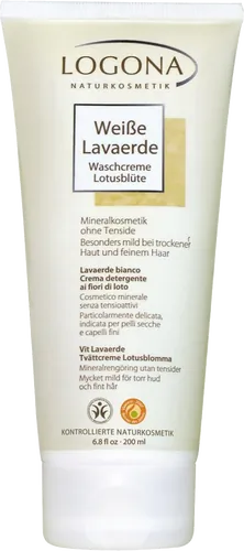 Weiße-Lavaerde-Waschcreme mit Lotusblüte - jetzt online kaufen bei Natur.com