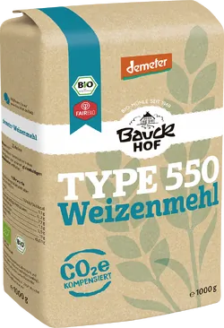 Bio-Weizenmehl Type 550 - jetzt online kaufen bei Natur.com