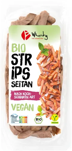 Bio-Wheaty Strips Kochschinken Art - jetzt online kaufen bei Natur.com