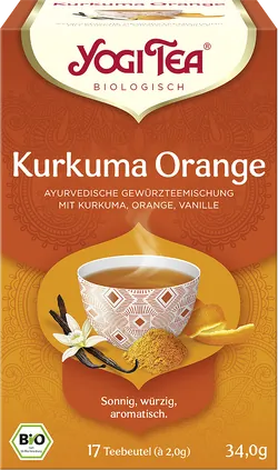 Bio-Yogi-Tee Kurkuma & Orange - jetzt online kaufen bei Natur.com