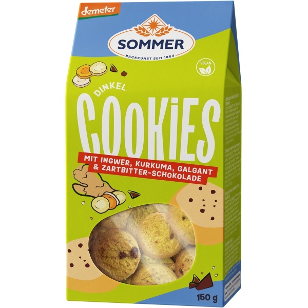 Produktbild: Dinkel-3-Ingwer-Cookies (Auslaufartikel)