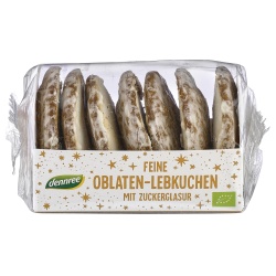Feine Oblaten-Lebkuchen, glasiert