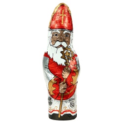 Vollmilch-Nikolaus in Stanniolpapier