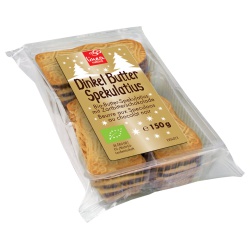 Dinkel-Butter-Spekulatius mit Zartbitterschokolade