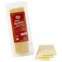 Raclettekäse aus Allgäuer Heumilch, geschnitten