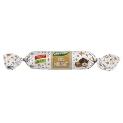 Nougatbrot in Zartbitterschokolade