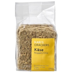 Käse-Roggen-Chia-Knäckebrot