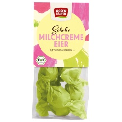Vollmilch-Schoko-Eier mit Milchcreme