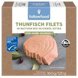 Thunfisch-Filets in Olivenöl