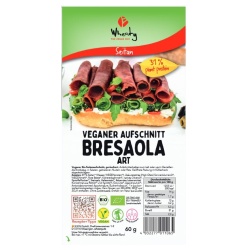 Veganer Aufschnitt Bresaola Art