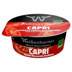 Image of Frischcreme mit Tomate, Mozzarella & Basilikum