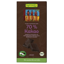 Image of Edelbitterschokolade mit 70% Kakao