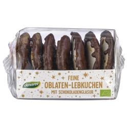 Feine Oblaten-Lebkuchen, schokoliert