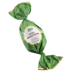 Edelmarzipan-Ei in Zartbitterschokolade